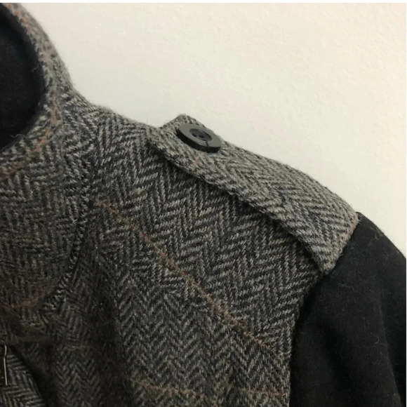 New prAna Wool Coat Gravel chevron Caprise
Convertible jacket insulated plaid - Picture 7 of 8